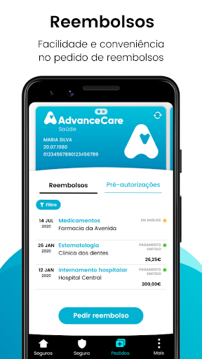 myAdvanceCare Screen 2