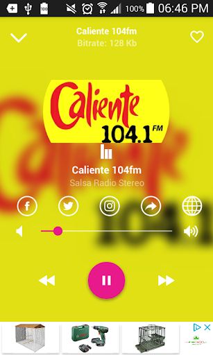 Salsa Radio Stereo Screen 2