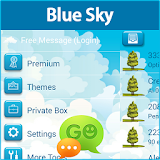 GO SMS Blue Sky Theme icon
