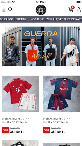 Android application Guerra Wear screenshort