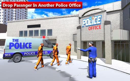 Police Van Driving - New Police Bus Simulator Game