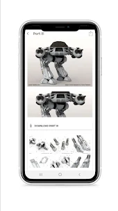 Robocop ED-209 Papercraft 3D
