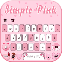 Фон клавиатуры Simple Pink SMS
