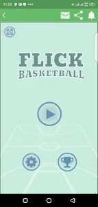 Flick Basketball Game