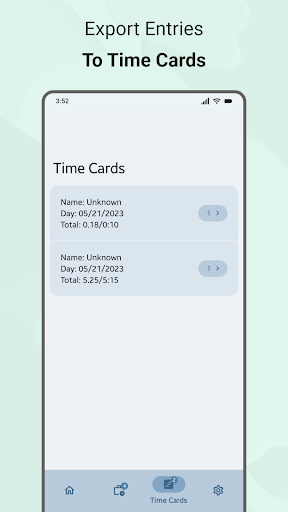 Hour Calculator - Decimal Screen 3