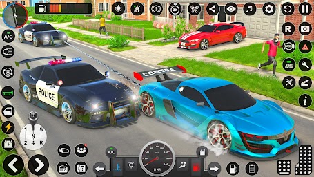 US Cop Duty Police Car Game