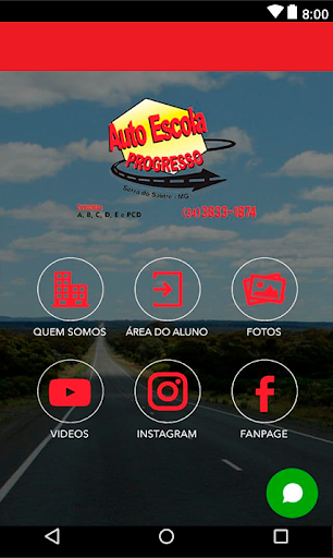 Android application CFC Progresso screenshort