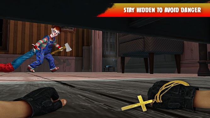 #4. Scary Kid in Haunted House (Android) By: FPS Shooting Transformation Games