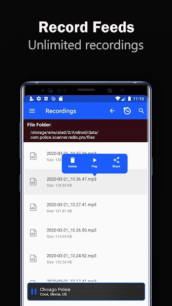 Screenshot 12 Police Scanner Radio Pro: USA android