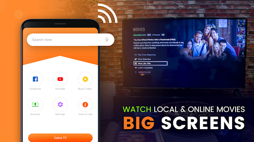 Android application Cast to TV: Mirror Screen screenshort