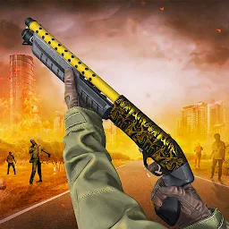 Golden Zombie Shooting Game 3D Mod Apk