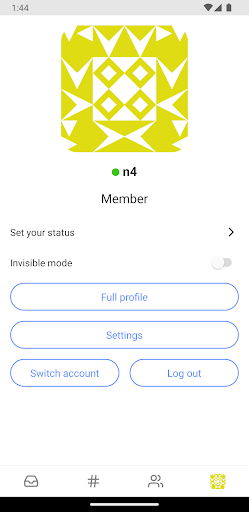 Android application Datagile chat screenshort