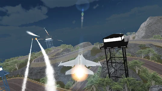 F16 Kampfjet-Spiele