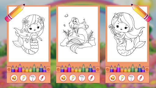Download Updated Mermaids Coloring Mermaid Princess Coloring Book Pc Android App Download 2021