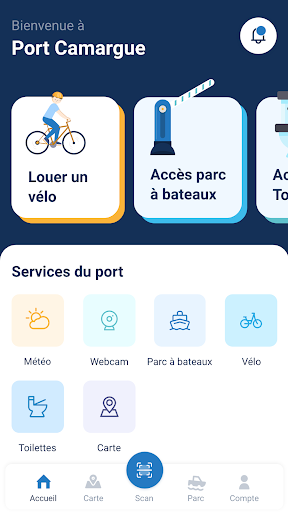 Port Camargue Services Screen 2