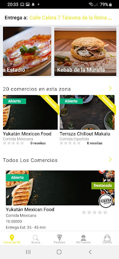 Android application TatyExpress screenshort