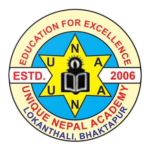 Unique Nepal Academy logo