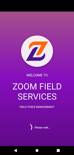 Android application ZOOM Field Force Management screenshort