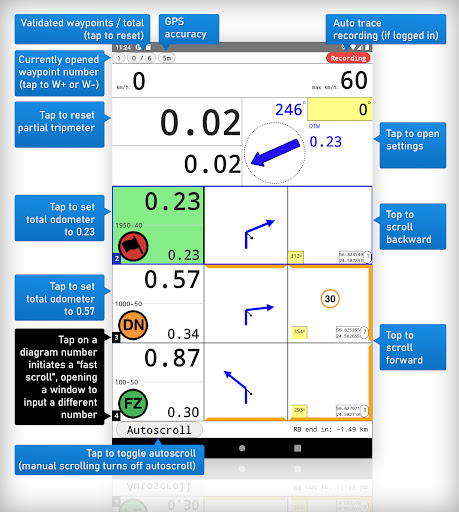RBR Roadbook Reader Screen 3