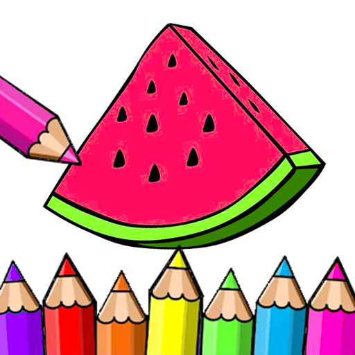 Fruit Art Coloring Paint