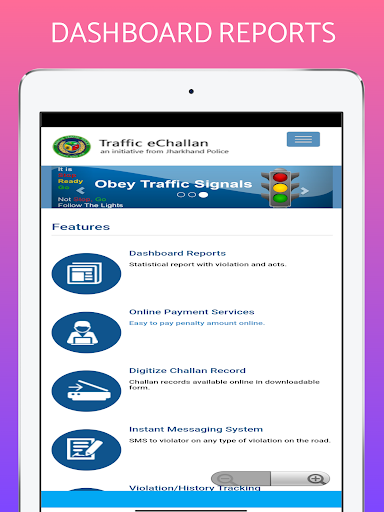 Jharkhand E Traffic Challan
