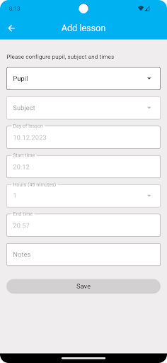121Tutor Screen 2