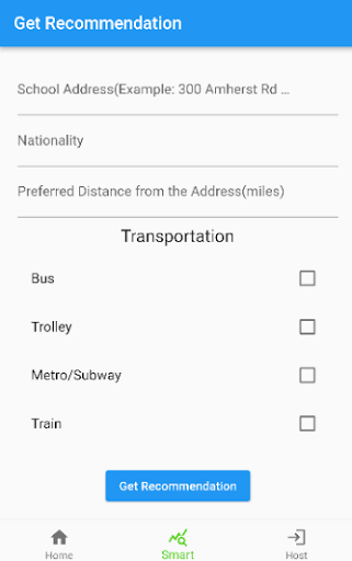 Android application Host4Me screenshort