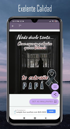 Te Extraño Papá - Luto Screen 3