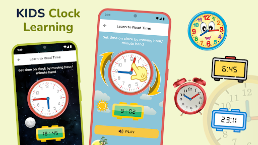 Screenshot of Kids Clock Learning