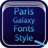Paris Galaxy Fonts Style Free icon