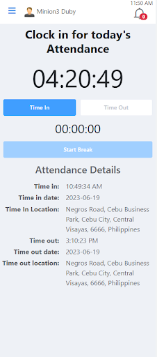 Schedeasy Staff Screen 2