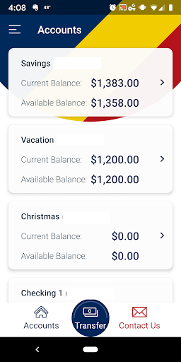 One Thirteen Credit Union Screen 2