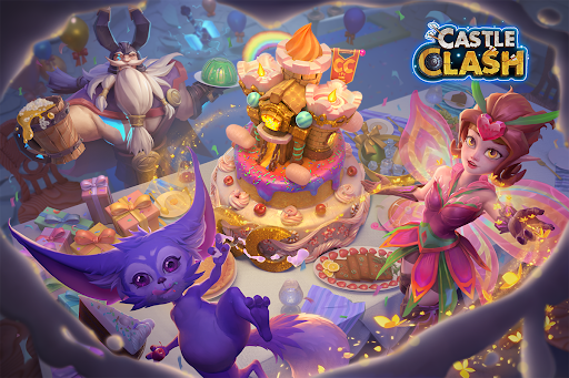 Castle Clash 1.9.61 (Full) APK + MOD + DATA Game poster-1