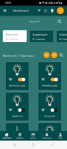 Android application Smarteefi screenshort