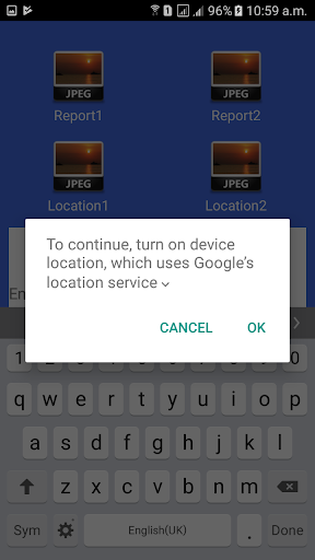 Vega FieldApp Screen 2