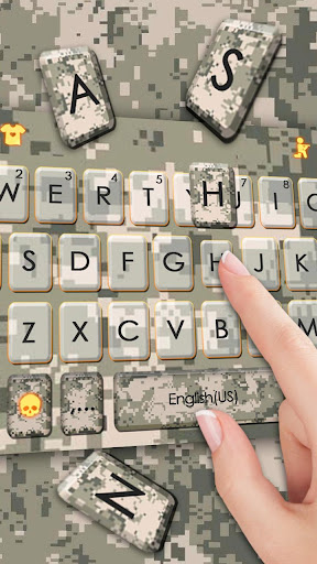 Digital Camouflage Keyboard Th Screen 2