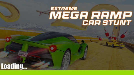 Extreme Mega Ramp Car Stunt