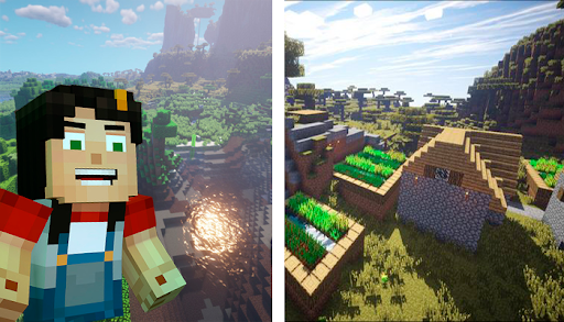 Android application Realistic Shader mod for Minec screenshort