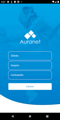 Android application Auranet ERP screenshort