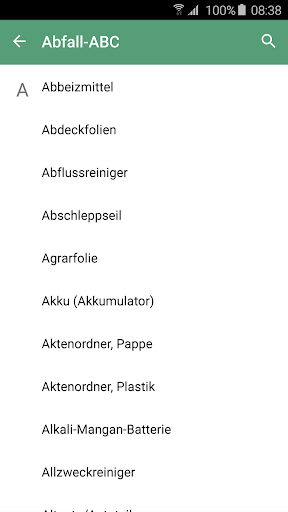 AEV-App Schwarze Elster Screen 2
