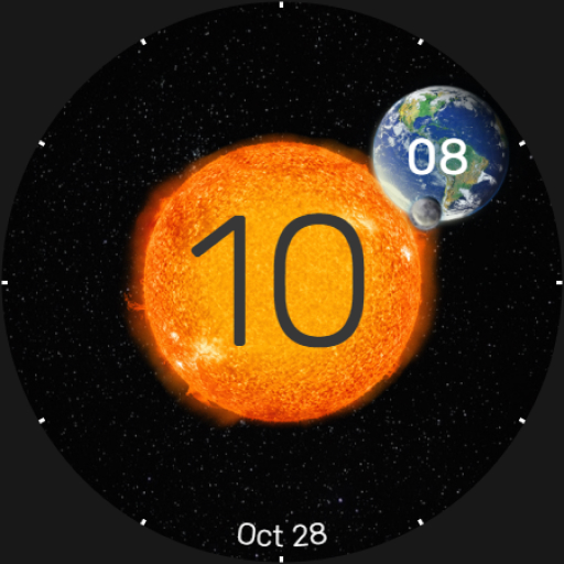 Android application Sunlight Watch Face screenshort