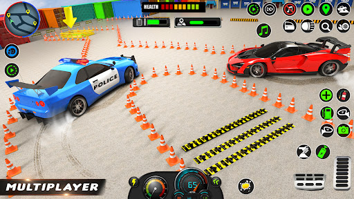 Android application Police Car Parking: Car Games screenshort