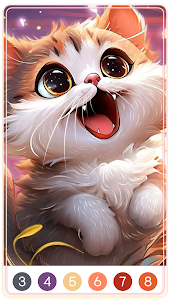 Cat Paint by Number