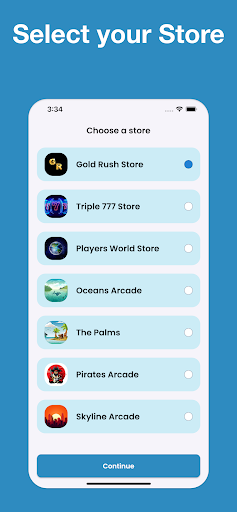 Arcade Store App Screen 2