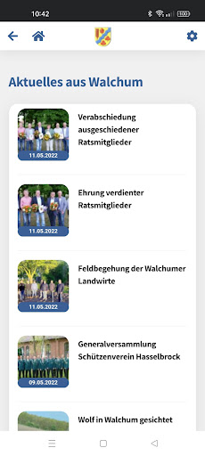 Walchum App Screen 3