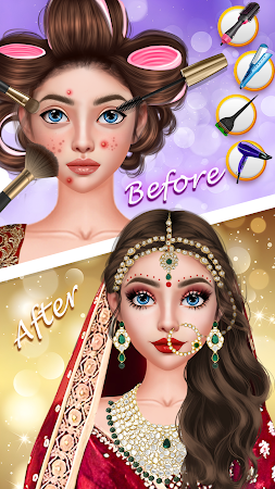 Game screenshot Indian Wedding Bridal Dress up apk download