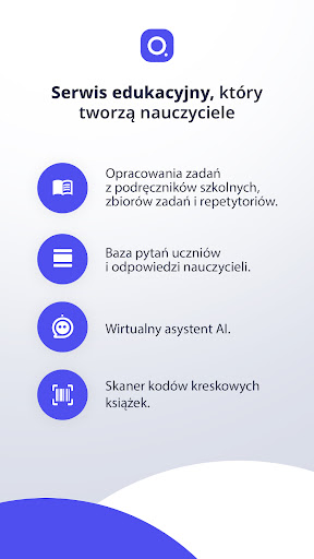 Android application Odrabiamy.pl - pomoc w nauce screenshort