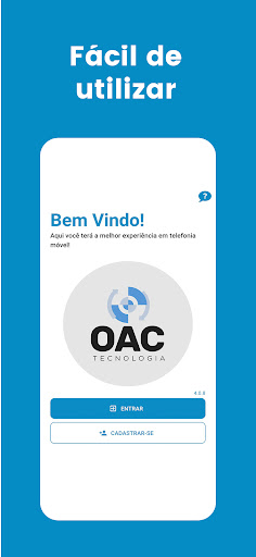 Android application OAC Móvel screenshort
