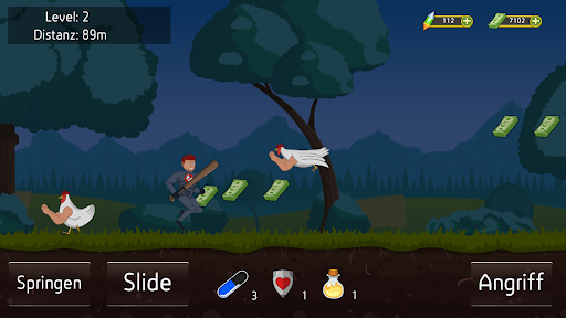 Android application Mutant Chicken Runner screenshort