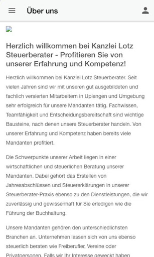 Kanzlei Lotz Steuerberater Screen 2